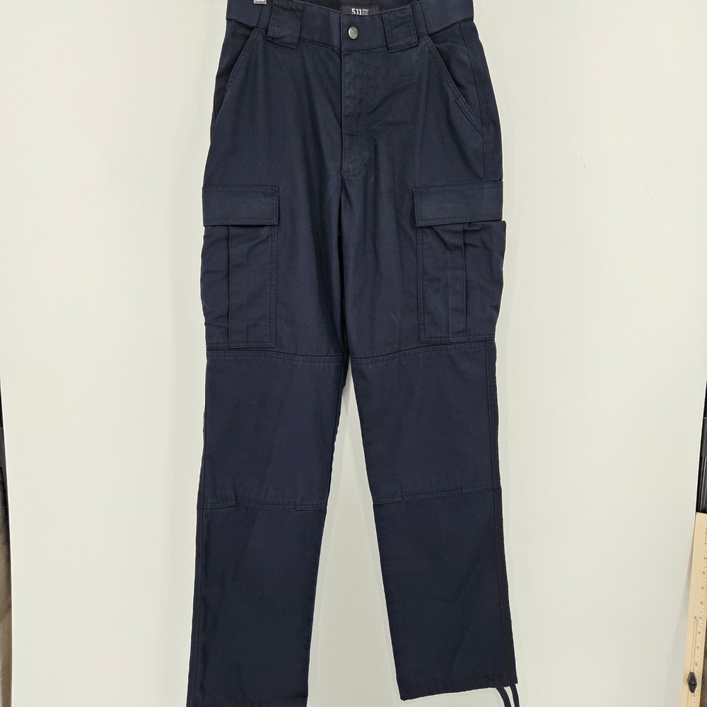 5.11 Tactical Pants Mens‎ Small Long TDU Cargo Dark Blue Outdoors Relaxed FIt
